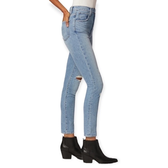NWT Joe’s Jeans The Raine Super High Rise Cigarette Ankle in Origin Blue Size 26 - Picture 2 of 12